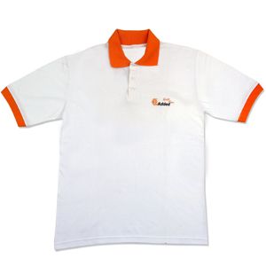 AC 203 Camisas de Malha PV Gola Polo com Impressão 1 Cor